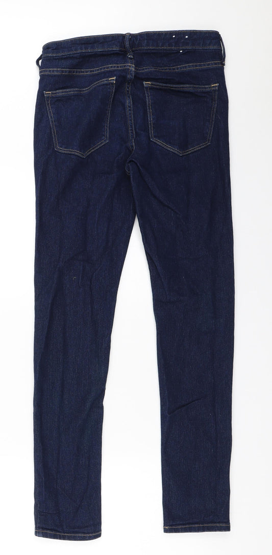 H&M Womens Blue Skinny Jeans Size 26 in L29 in