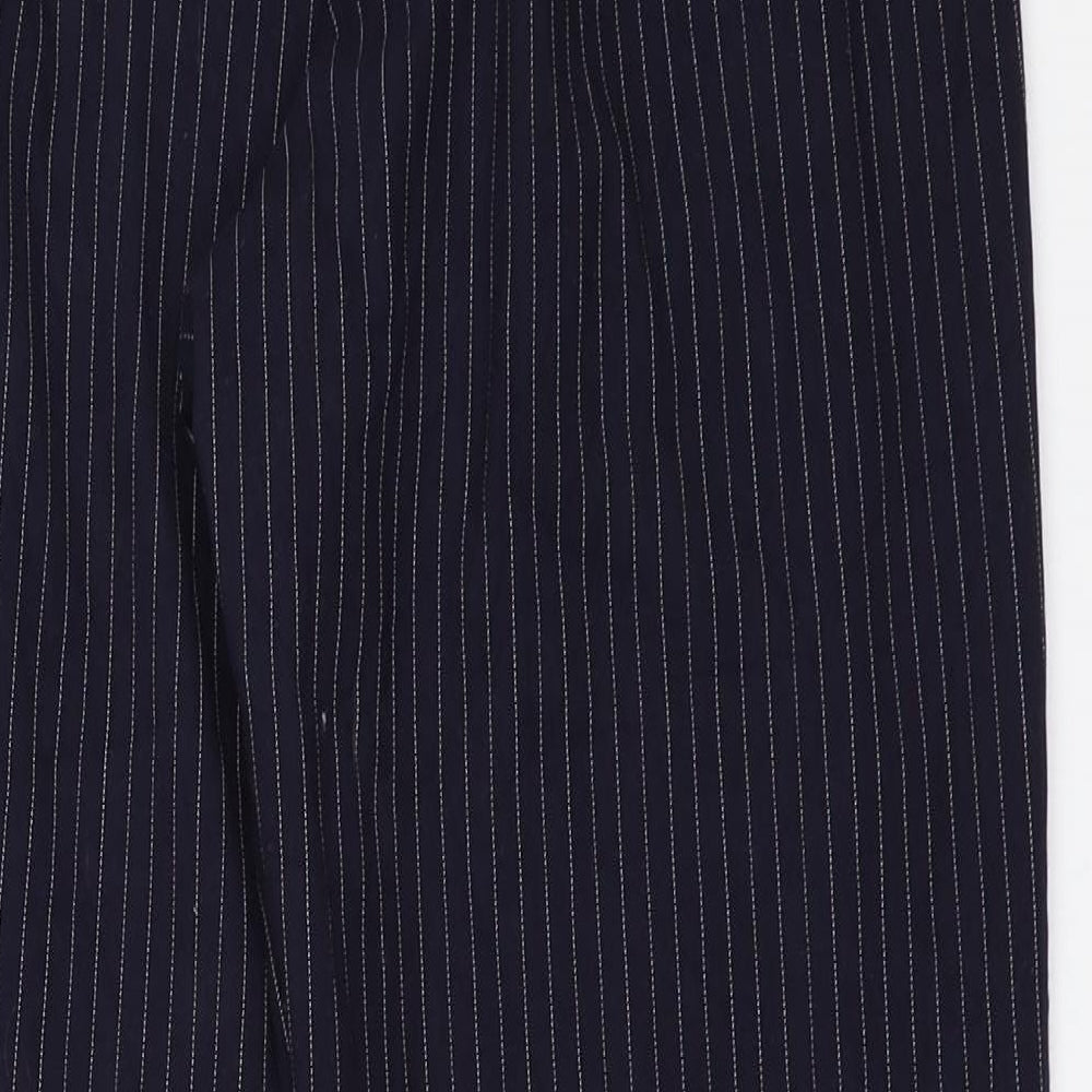 H&M Womens Blue Trousers Size 36 L27 in