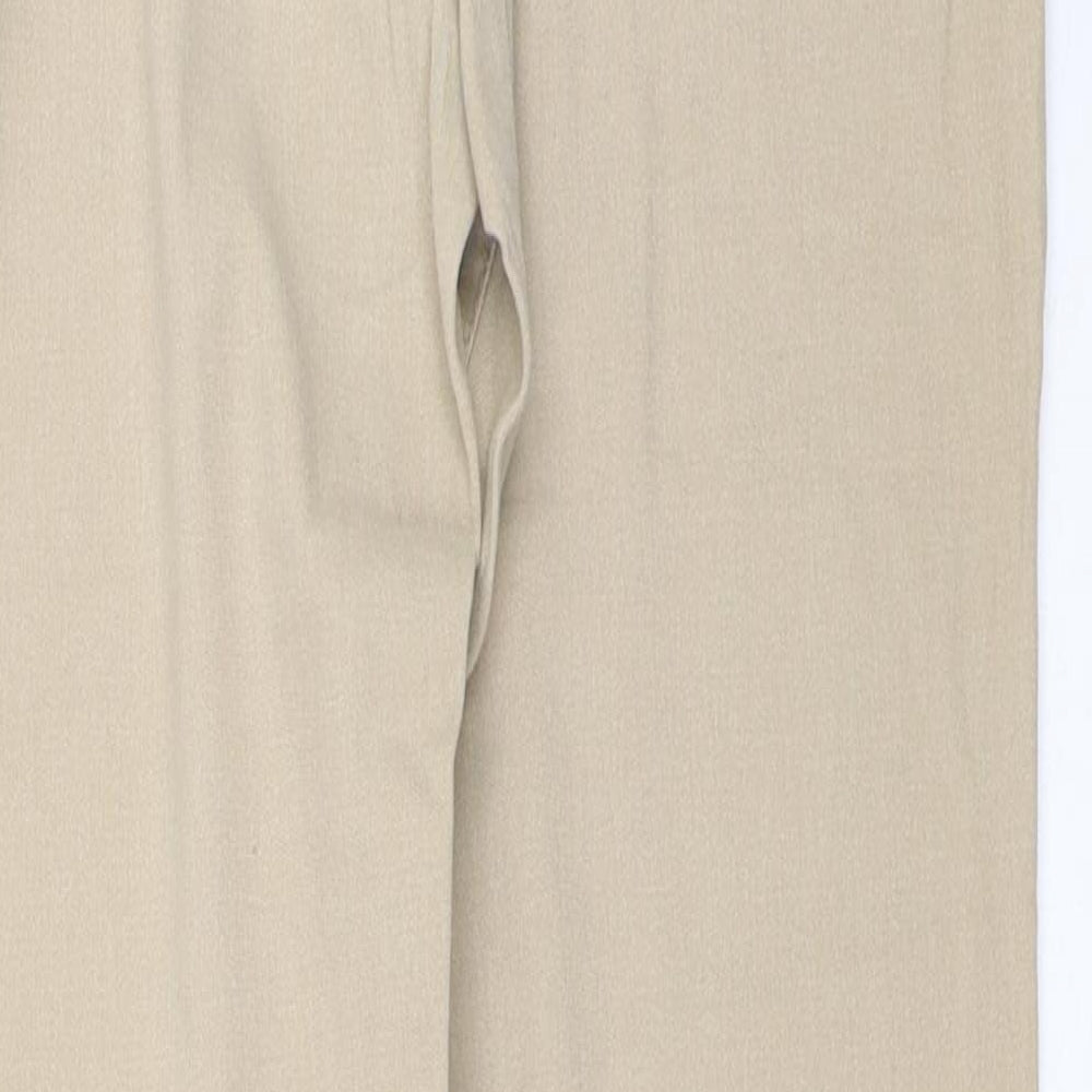 H&M Womens Beige Capri Trousers Size 28 in L29.5 in