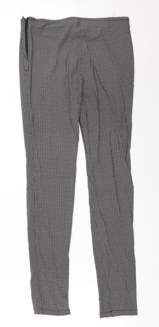 Primark Womens Black Trousers Size 8 L28.5 in