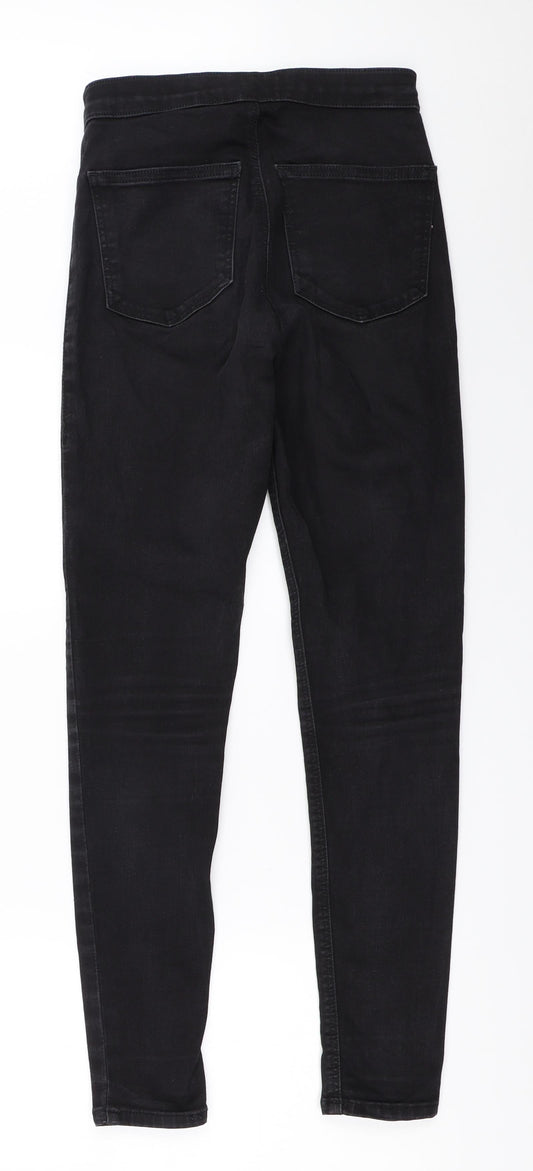 Topshop Womens Black Skinny Jeans Size 28 in L32 in