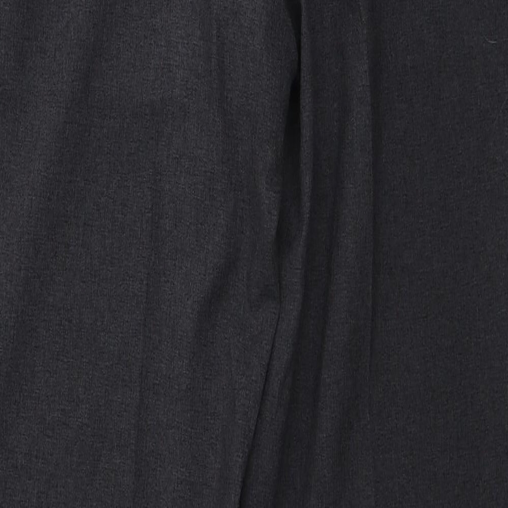 Marks and Spencer Womens Grey Trousers Size 10 L28 in