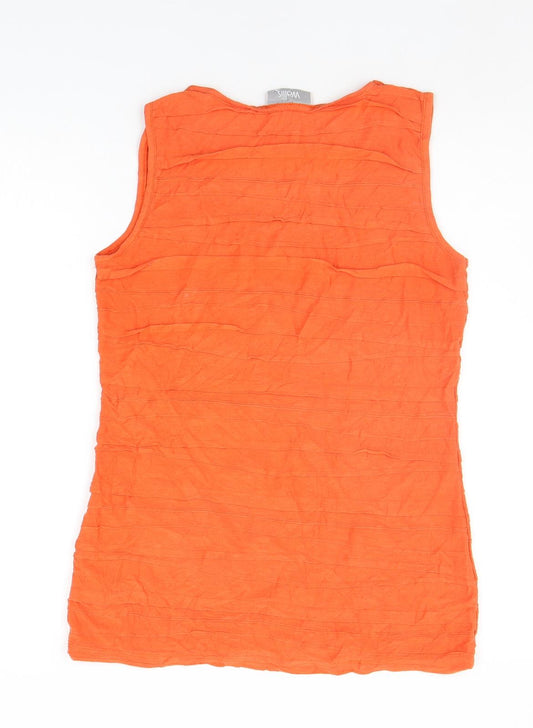 Wallis Womens Orange Basic Tank Size 12