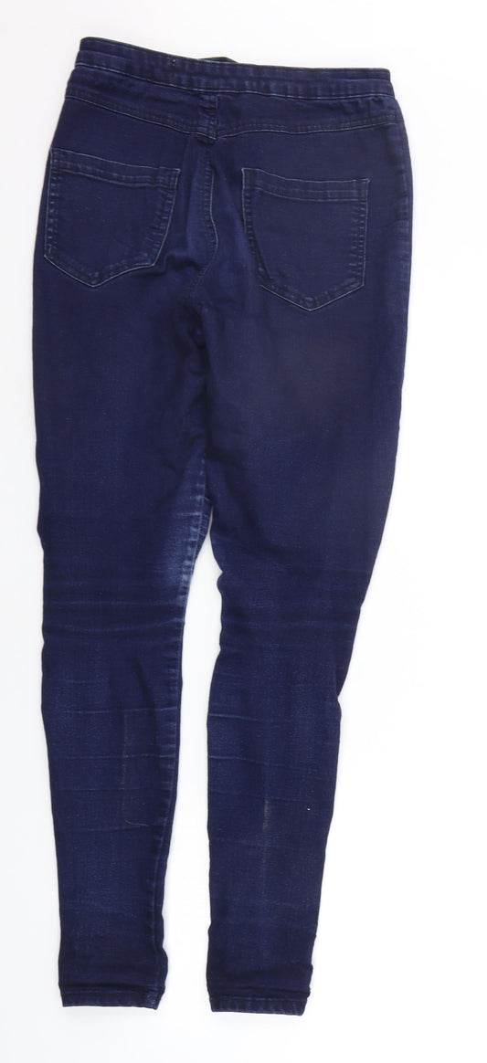 Denim & Co. Womens Blue Skinny Jeans Size 10 L29 in