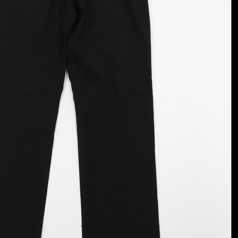 evie Womens Black Trousers Size 8 L32 in