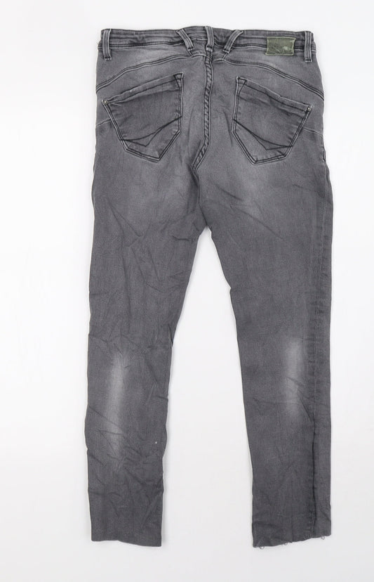 NOVA Womens Grey Denim Skinny Jeans Size 8 L26 in
