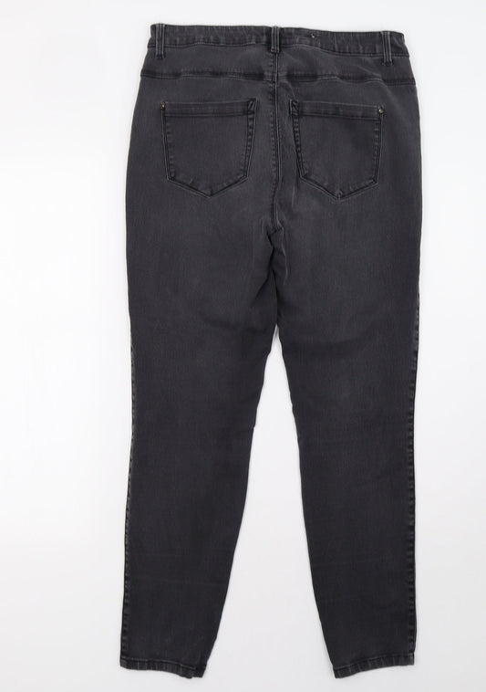 Only Womens Grey Denim Skinny Jeans Size XL L30 in