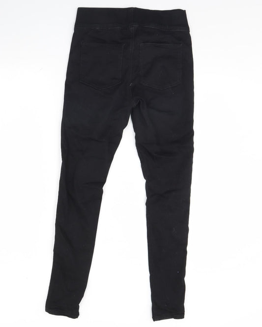 Very Womens Black Denim Skinny Jeans Size 10 L29 in