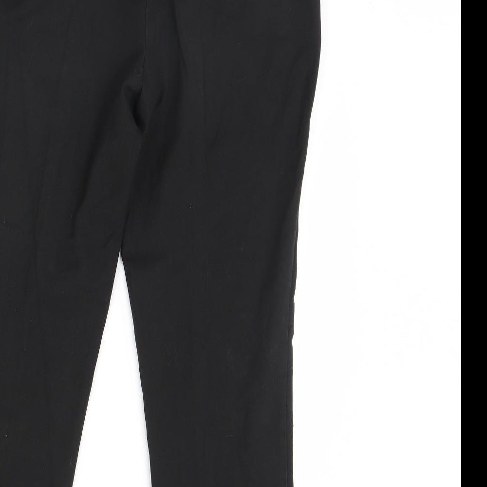 NEXT Womens Black Trousers Size 10 L26 in
