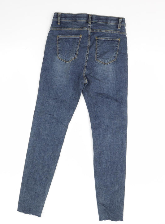 Howluk Womens Blue Denim Skinny Jeans Size 28 in L28 in