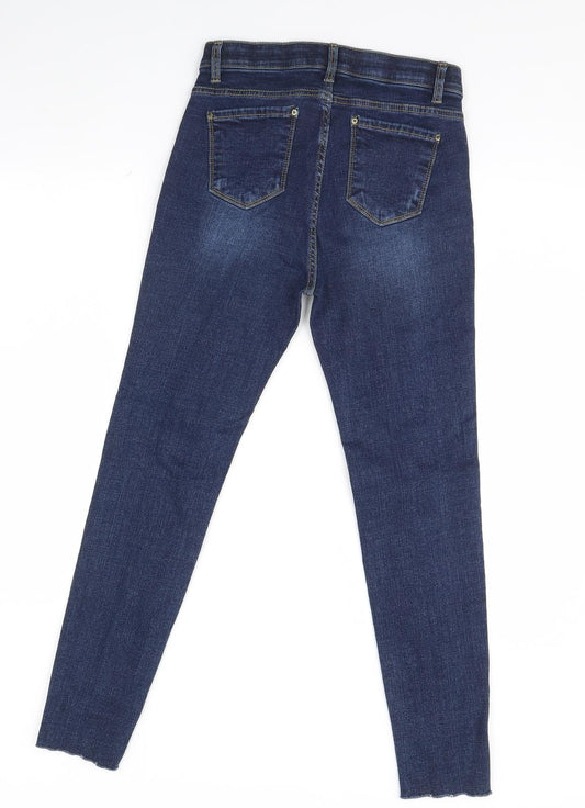 Howluk Womens Blue Denim Skinny Jeans Size M L28 in
