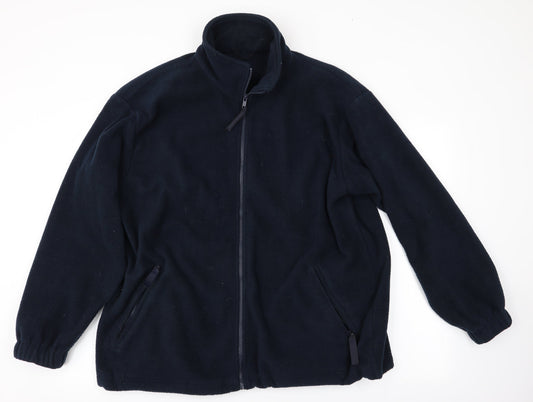 Alexandra Mens Blue Overcoat Coat Size M - Fleece Feel Exterior