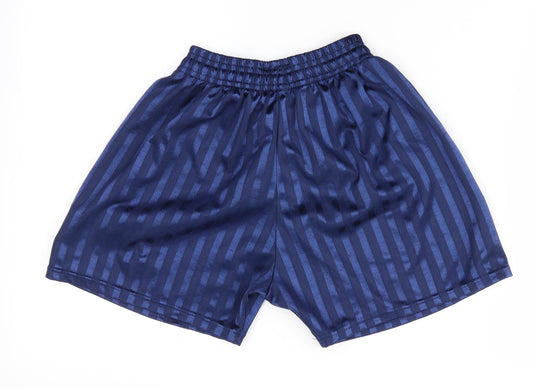 Innovation Boys Blue Striped Sweat Shorts