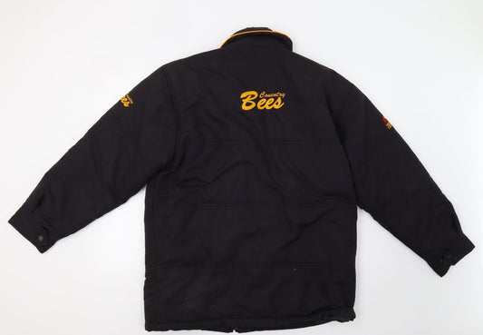 Sutlej Womens Black Puffer Jacket Coatigan Size XL - Bee