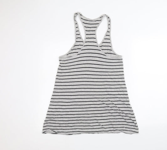 FOREVER 21 Womens Grey Striped Basic Tank Size S