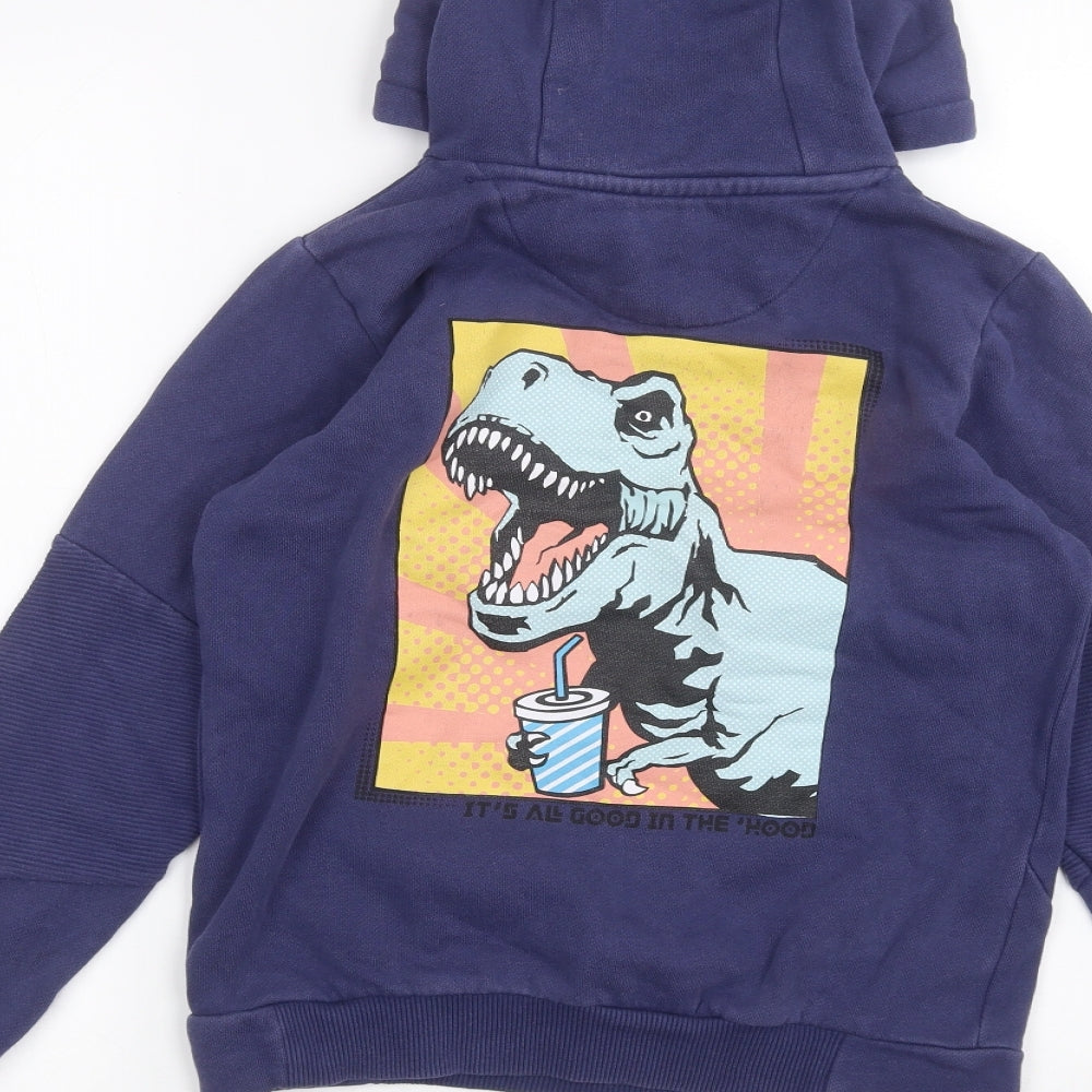 Nutmeg Boys Blue Pullover Hoodie Size 8-9 Years