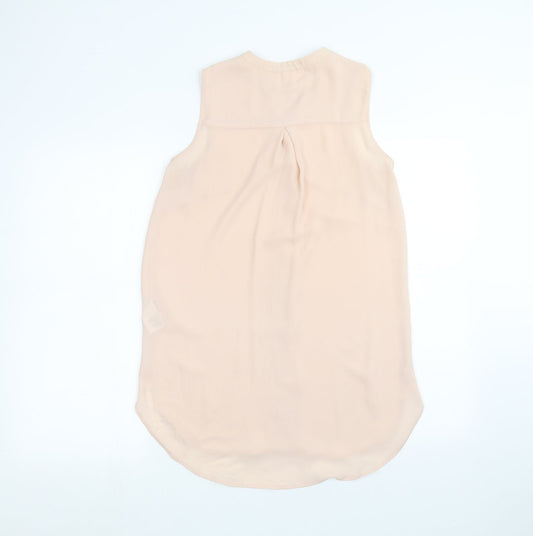 H&M Womens Pink Basic Button-Up Size 6