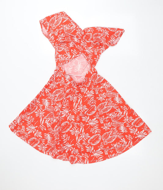 Club L Womens Red A-Line Size 8