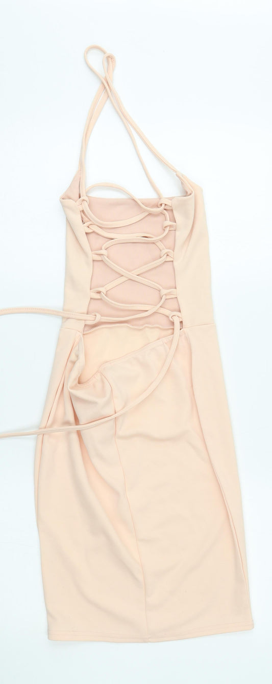 Ikrush Womens Pink Bodycon Size 10