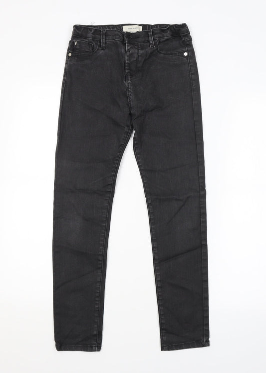 River Island Girls Grey Straight Jeans Size 11 Years
