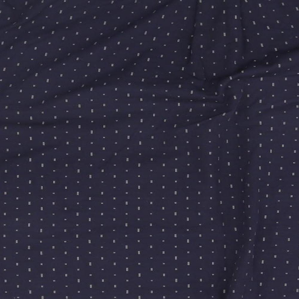 Debenhams Mens Blue Geometric Button-Up Size L