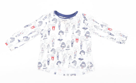Mini Club Baby White Basic T-Shirt Size 9-12 Months