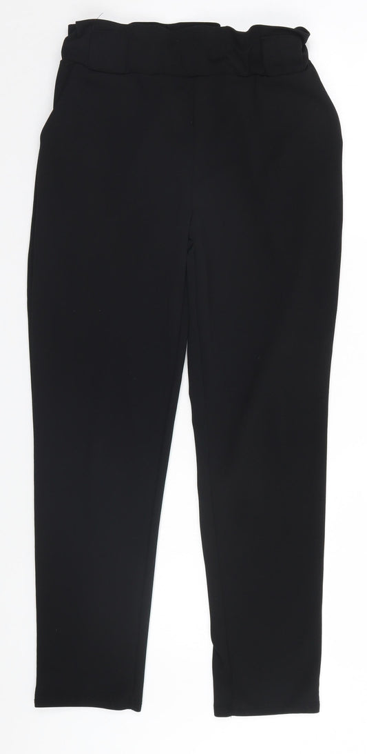 Preworn Womens Black Trousers Size S L26 in