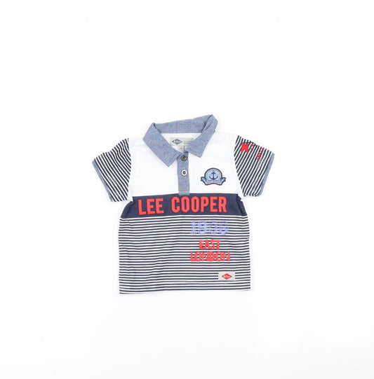 Lee Cooper Baby White Basic T-Shirt Size 12 Months