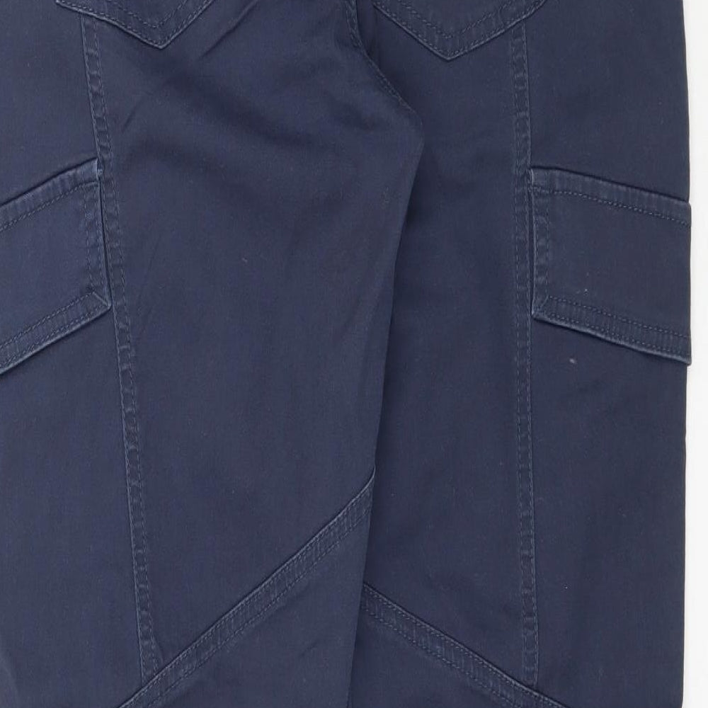 Supplies Womens Blue Trousers Size 10 L30 in