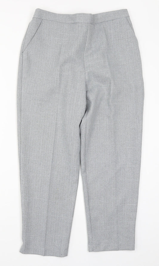 Autonomy Womens Grey Trousers Size 14 L24 in