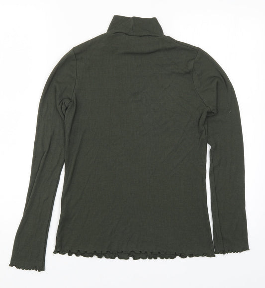 Select Womens Green Basic T-Shirt Size 12