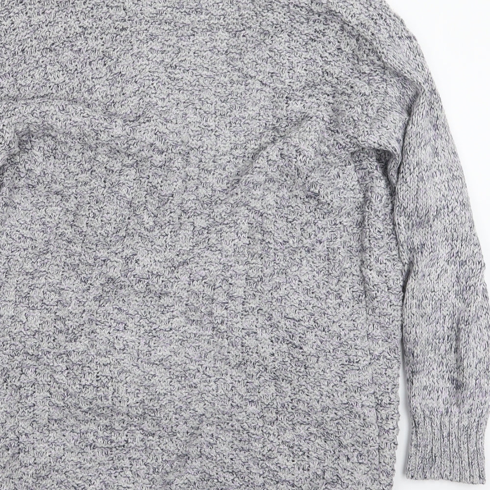 Per Una Womens Blue Knit Cardigan Jumper Size 10