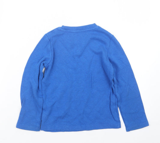 Mothercare Boys Blue Basic T-Shirt Size 5-6 Years
