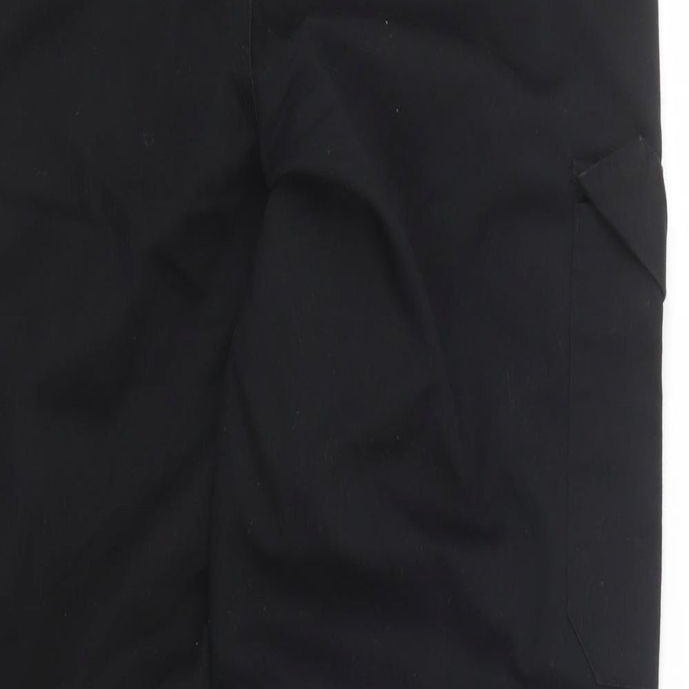 Black Knight Mens Black Trousers Size 31 in L31 in