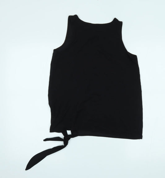 Peacocks Womens Black Basic Tank Size 10