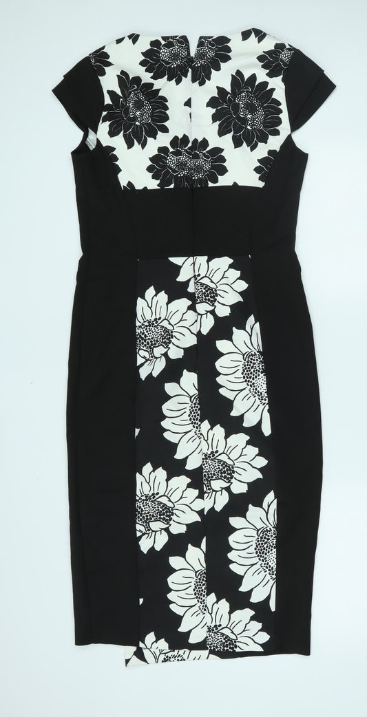 NEXT Womens Black Pencil Dress Size 10