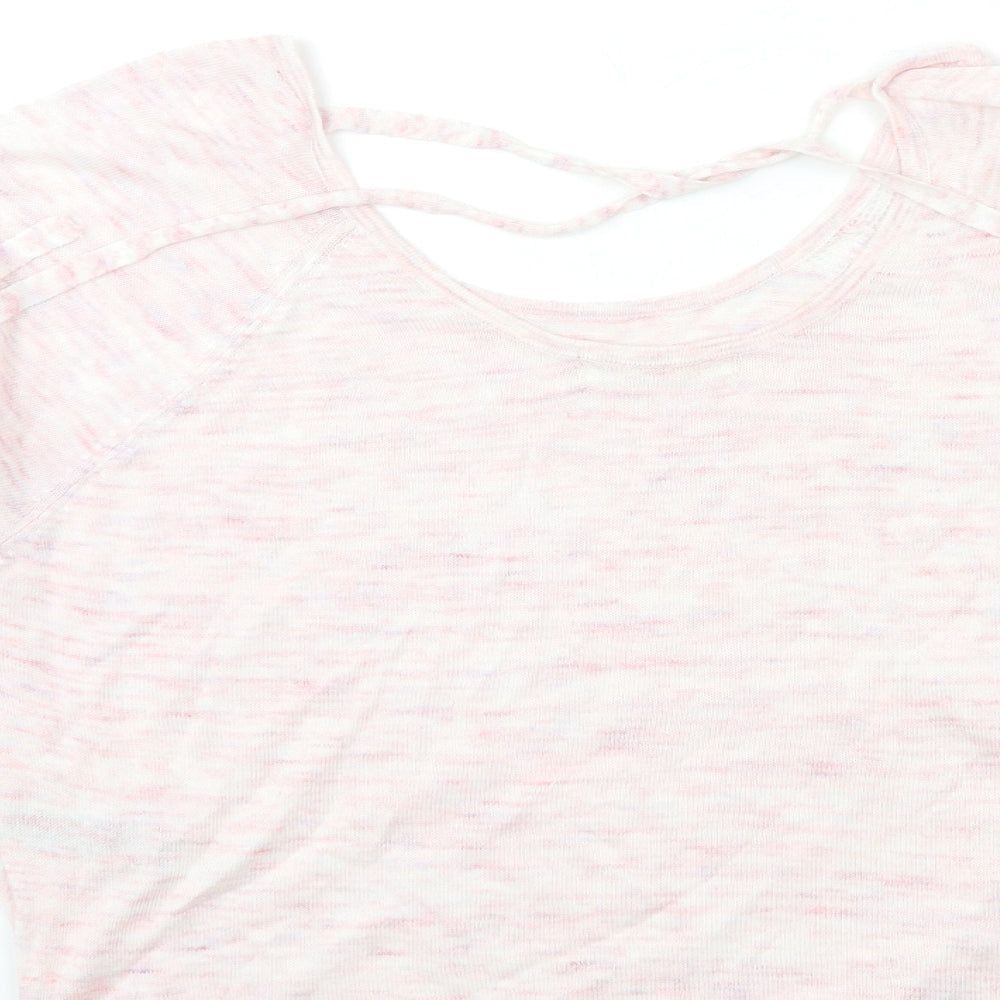 Marks and Spencer Womens Pink Knit Pullover Jumper Size 10