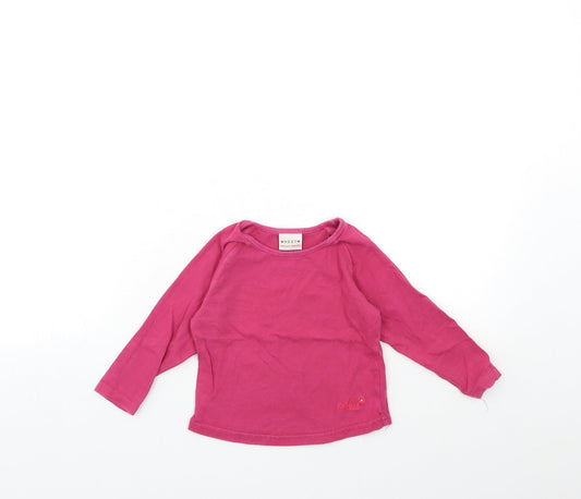 NEXT Baby Pink Basic T-Shirt Size 12 Months