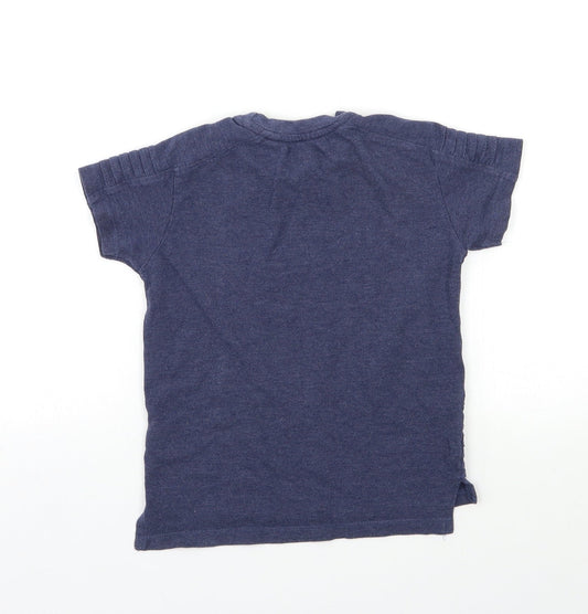 Primark Boys Blue Basic T-Shirt Size 5-6 Years - cool kids