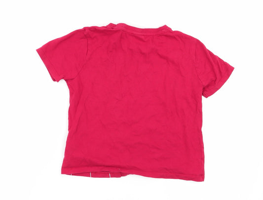 Liverpool FC Boys Red Striped Basic T-Shirt Size 5-6 Years