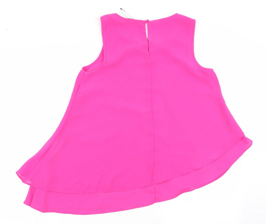 Asda George Womens Pink Basic Blouse Size 8