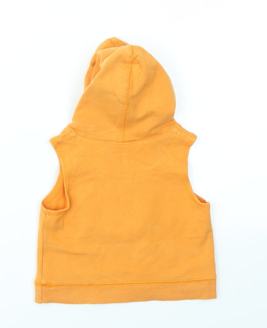 George Boys Orange Pullover Jumper Size 6-9 Months