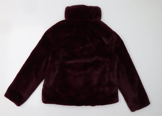 Sainsburys Womens Red Jacket Coat Size 12