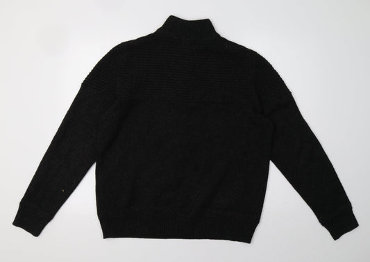 saisnburys Mens Black Pullover Sweatshirt Size L