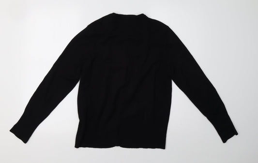 Debenhams Womens Black Pullover Sweatshirt Size 16