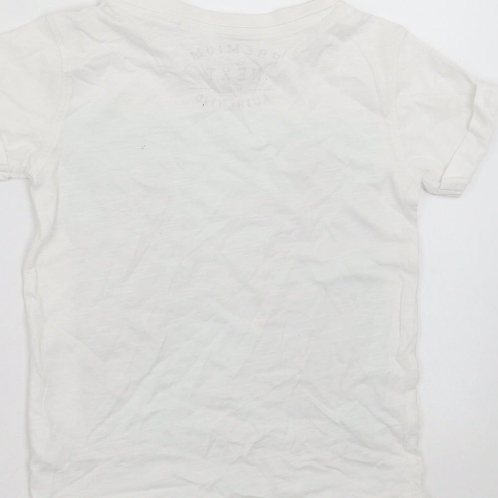 NEXT Boys White Basic T-Shirt Size 3 Years - Summer of Surf