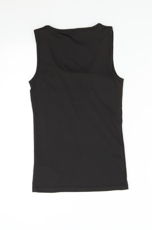 Zallo Womens Black Basic Tank Size XS