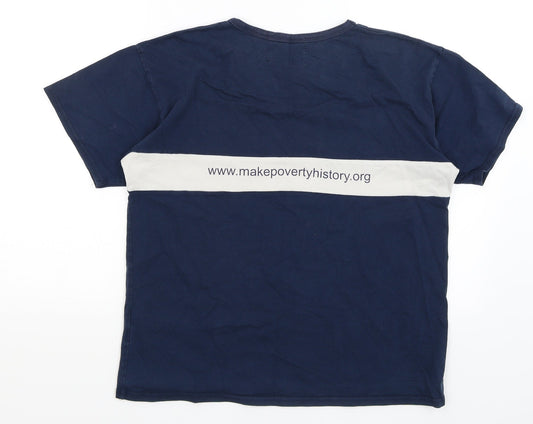 Sandbag Mens Blue T-Shirt Size L