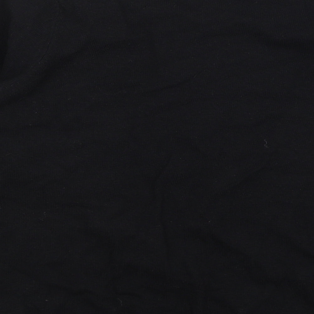Preworn Womens Black Pullover Jumper Size 16
