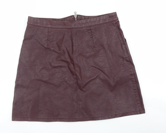 A&G Womens Pink Mini Skirt Size M